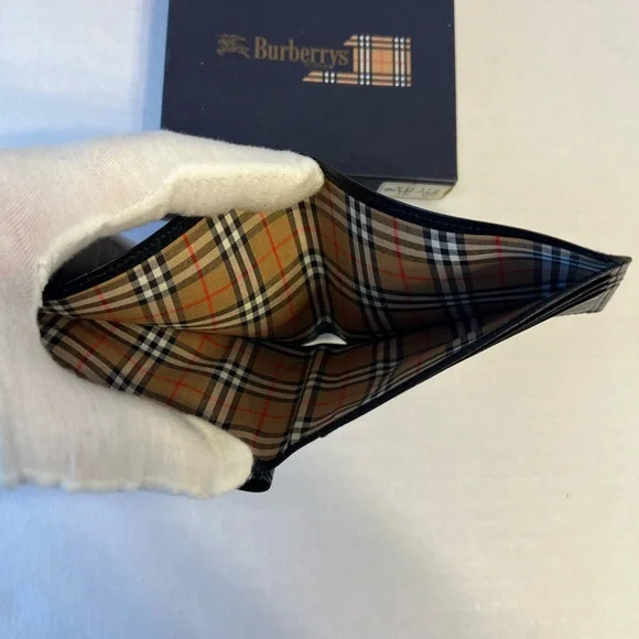 Vintage Burberry bifold wallet with box‎ - Picture 8 of 13